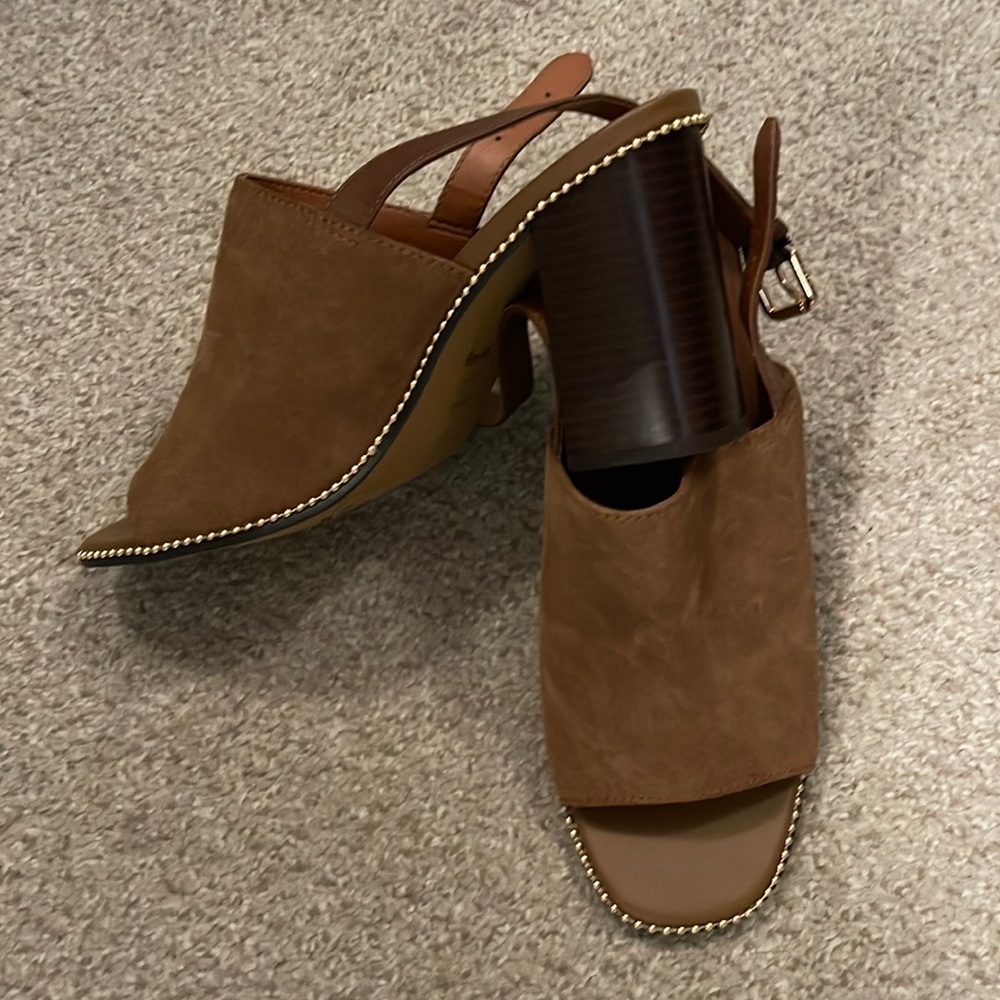 Coach Maxinne suede sanda shoe